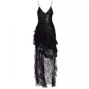 Alice + Olivia Nelia Sequin Lace Dress NWT